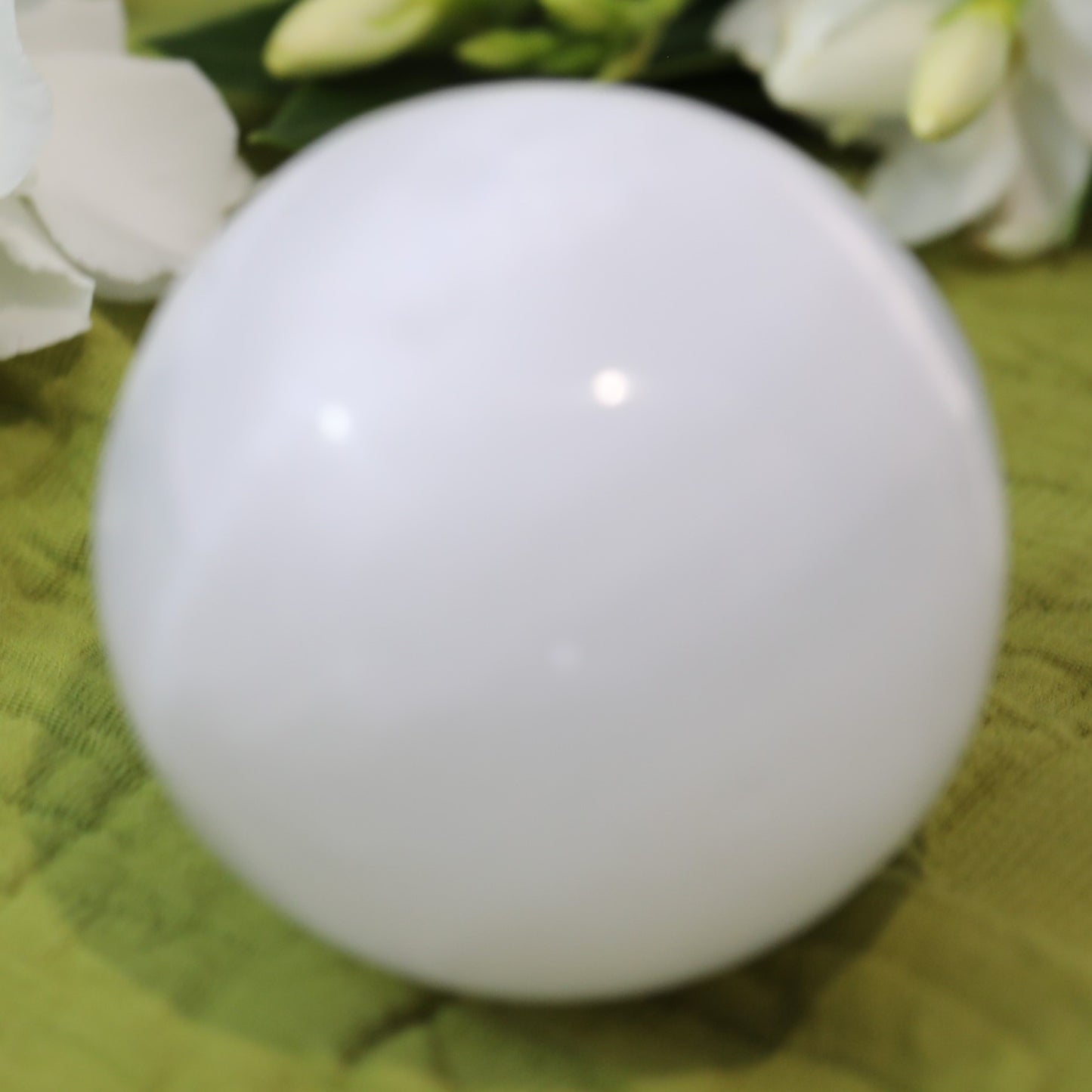 Orange Selenite Charging Sphere