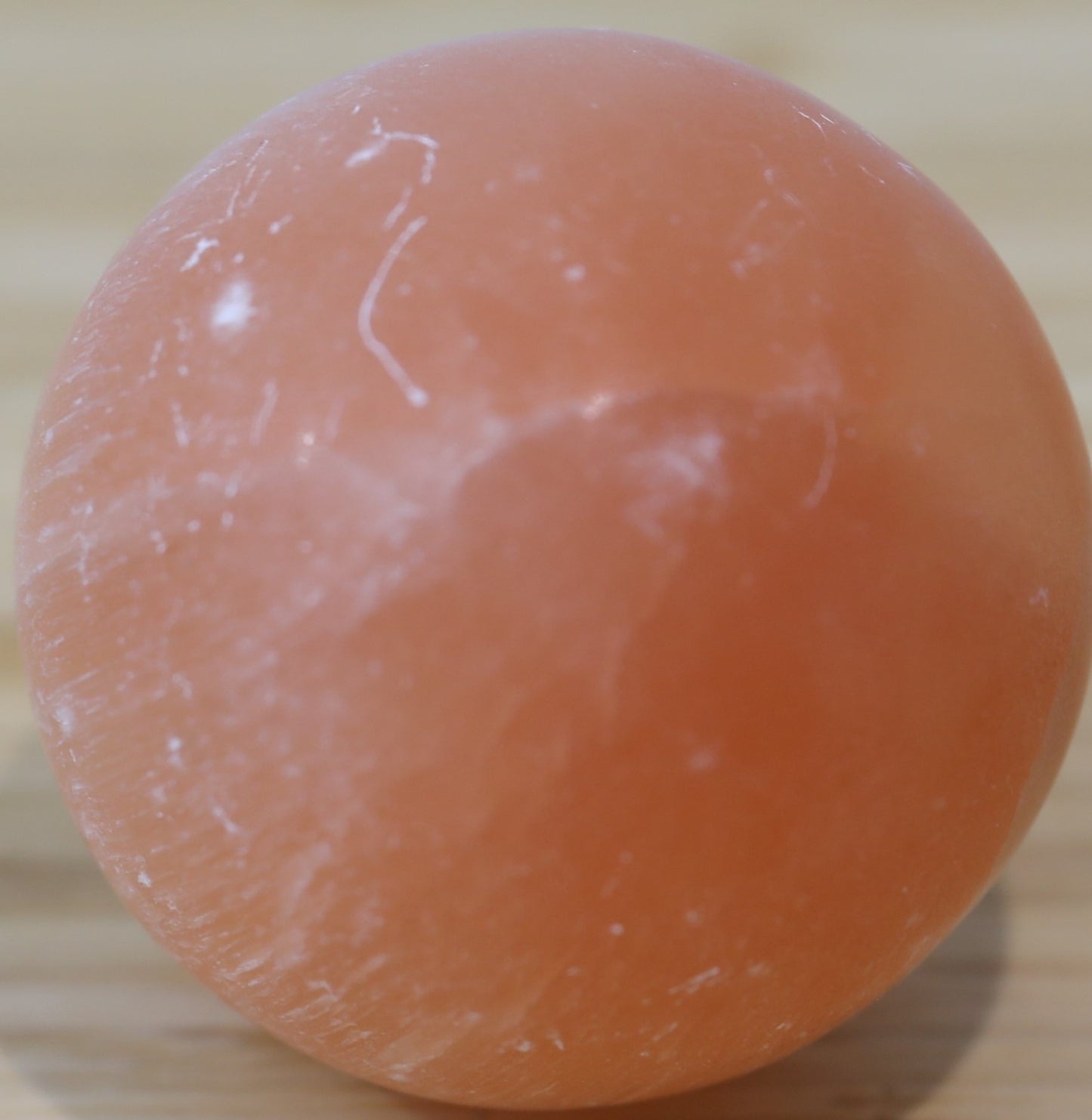 Orange Selenite Charging Sphere