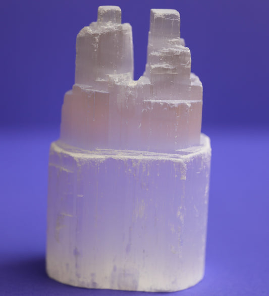 Selenite Twin Tower